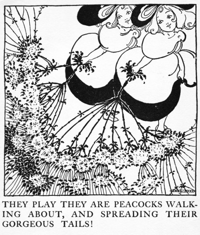 Illustration from Arabella and Araminta Stories, 1895 - Ethel Reed
