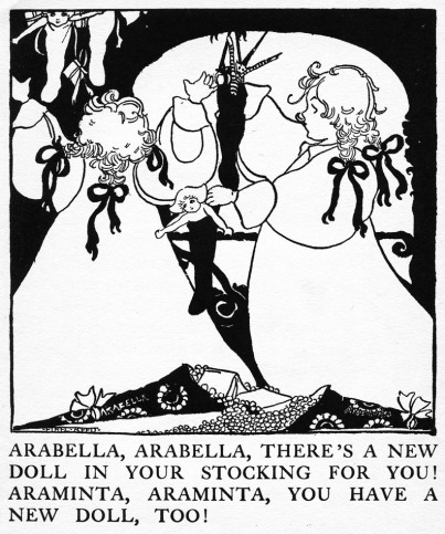 Illustration from Arabella and Araminta Stories, 1895 - Этель Рид
