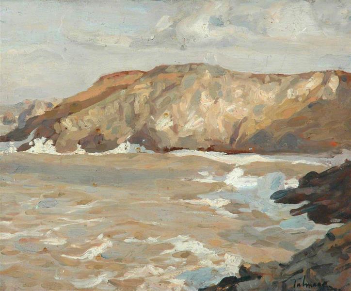 Coast Scene with Cliffs - Algernon Talmage