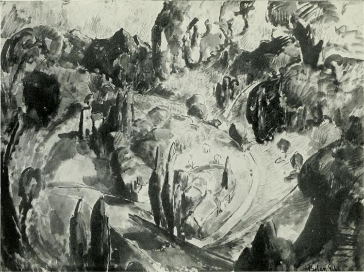 A Landscape Study, 1912 - Harry Phelan Gibb