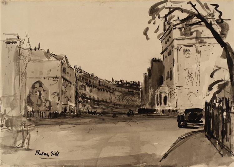 Belgrave Square and Wilton Crescent, 1928 - Harry Phelan Gibb