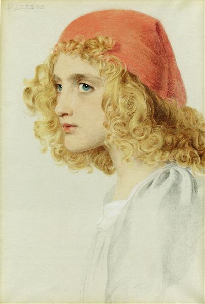 The Red Cap, 1900 - Anthony Frederick Augustus Sandys