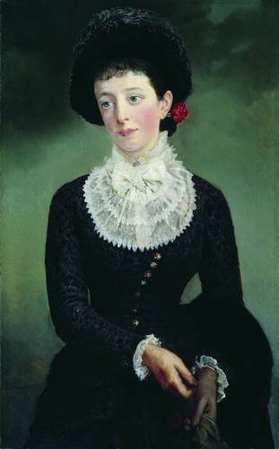 Portrait of a Woman, 1880 - Alekseï Korzoukhine
