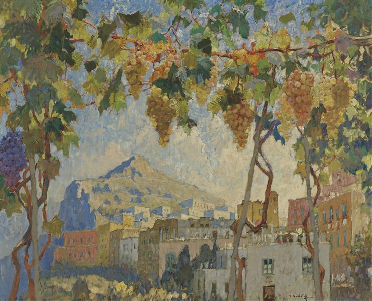 Grapes in Capri - Constantin Gorbatov