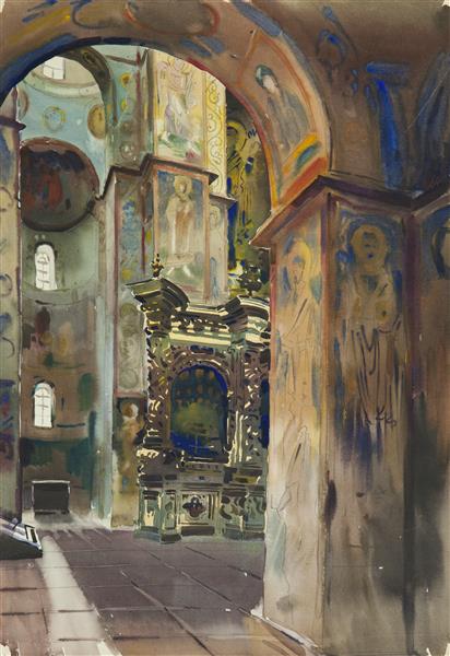 Sophia of Kyiv, interior, 1959 - Химич Юрий Иванович