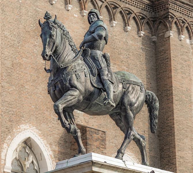 巴托洛梅奥·科莱奥尼骑马雕像, 1480 - 1488 - 安德烈‧委羅基奧