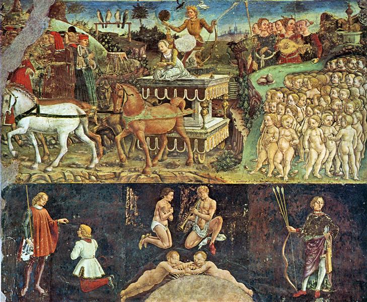 Allegory of May, 1470 - Francesco del Cossa