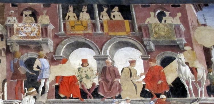 April. Frescos in Palazzo Schifanoia (detail), 1470 - Francesco del Cossa