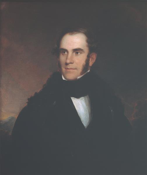 Portrait of Thomas Cole - Asher Brown Durand
