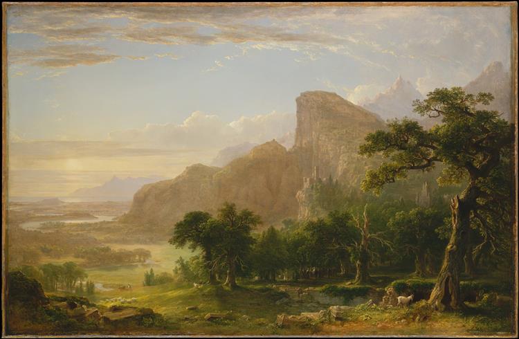 Landscape, Scene from "Thanatopsis" - Asher Brown Durand
