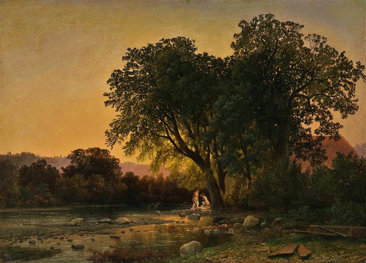 Купальщицы, 1858 - Apollinary Goravsky