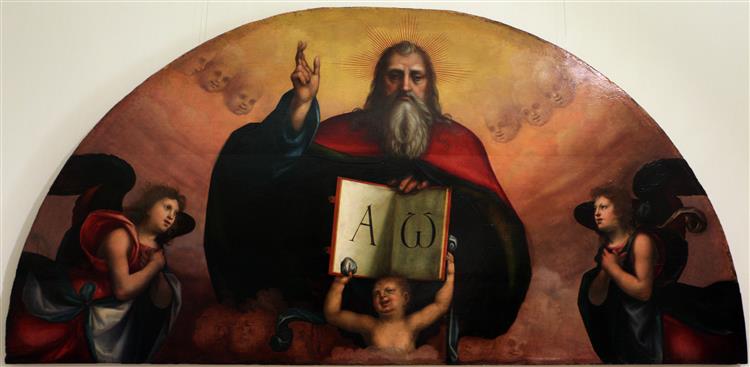 Padre Eterno E Angeli, 1512 - Мариотто Альбертинелли
