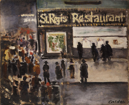 St. Regis Restaurant, 1925 - 亚历山大·考尔德