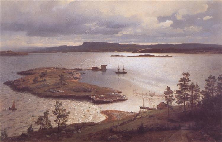 Sandviksfjorden, 1879 - Ханс Гуде