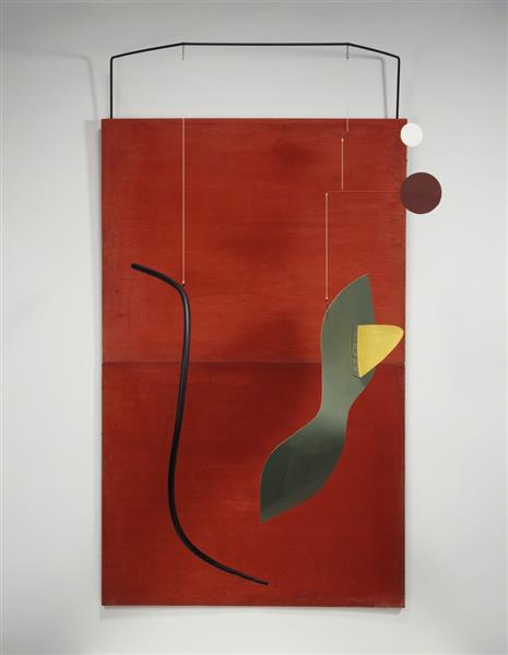 RED PANEL, 1936 - Alexander Calder