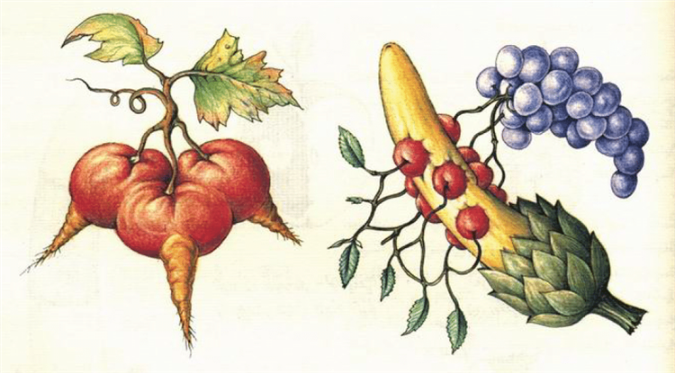 Fruit from "Codex Seraphinianus", 1981 - Luigi Serafini