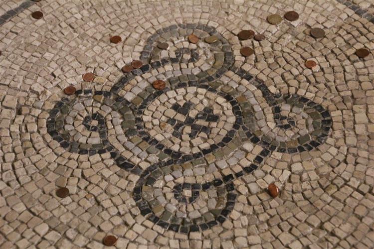 Mosaic Floor, c.549 - 拜占庭馬賽克藝術