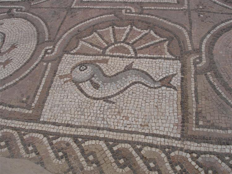 Mosaic Floor in Petra Church, c.450 - c.550 - Byzantine Mosaics