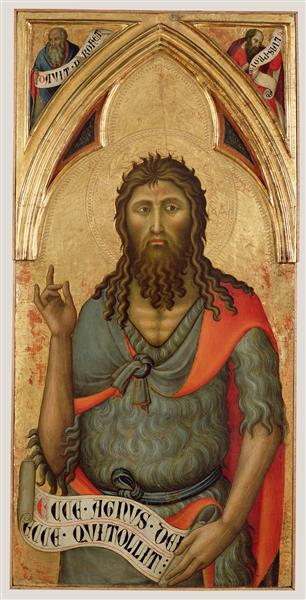 Saint John the Baptist, c.1389 - Luca di Tommè