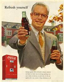 Coca-Cola advertisement - Хэддон Сандблом