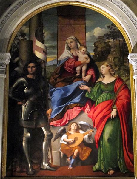 Madonna in Trono E Santi - Jacopo Palma