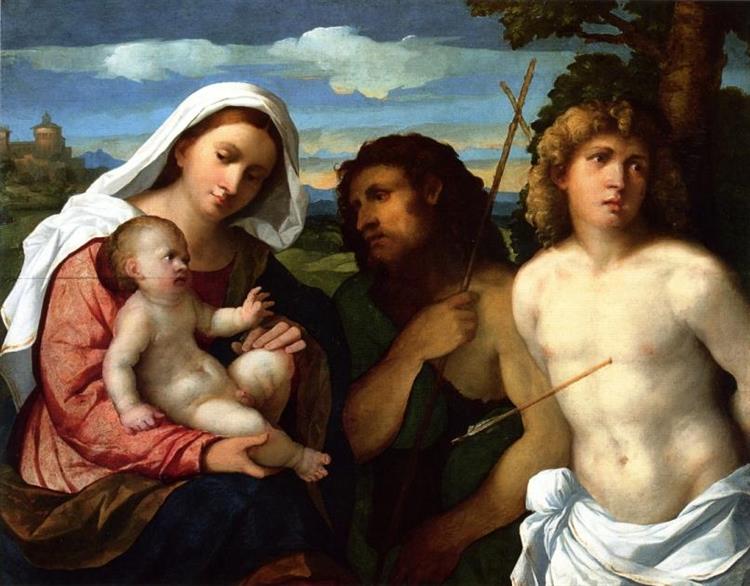 Sacra Conversazione, 1518 - 雅克伯·帕尔马