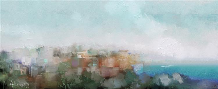 AL174   ABSTRACT LANDSCAPE - Alexis Digart