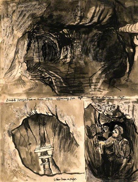 Tin Mine, Various Aspects, 1942 - Graham Sutherland