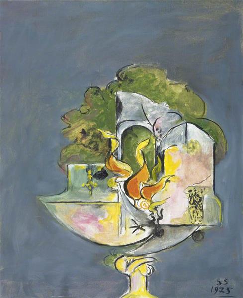 Study of Rock and Flames, 1975 - Graham Sutherland