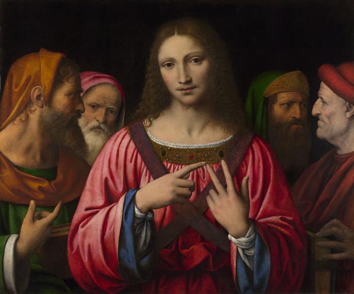 Christ among the Doctors, c.1515 - c.1530 - Бернардино Луини