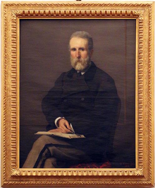Portrait of Petronio Lemmi, 1872 - Антоніо Чізері