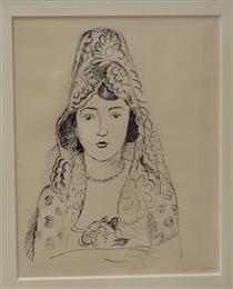 Woman in a Mantilla - Henri Matisse