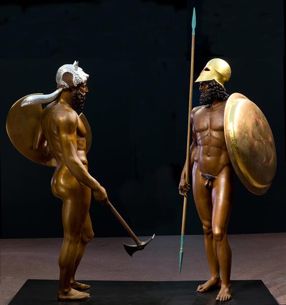 Reconstructions of the Riace Warriors, c.460 BC - Ancient Greek Painting and Sculpture