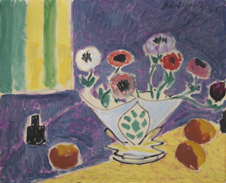 Vase d´anemones, 1946 - Henri Matisse