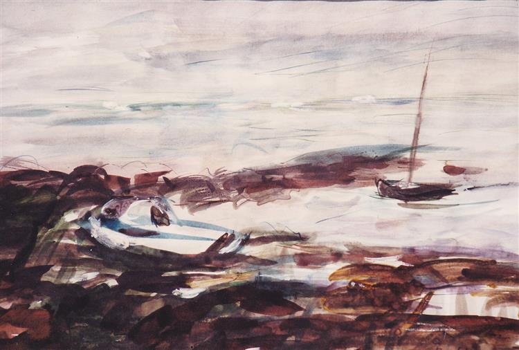 Quietness on the Ocean, c.1992 - Maria Bozoky