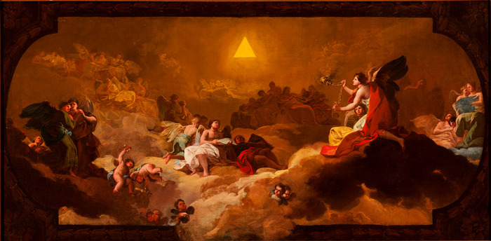 Поклонение имени Бога, 1772 - Франсиско де Гойя