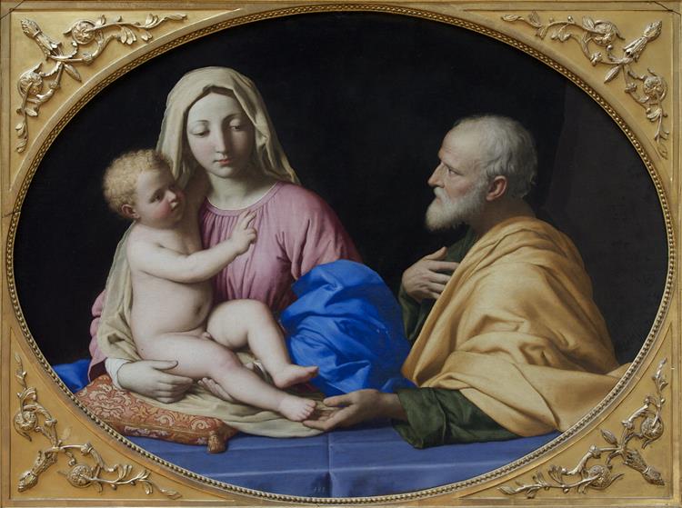 The Holy Family - Sassoferrato