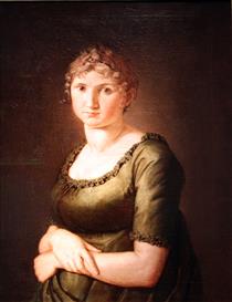 Portrait of Pauline in Green Dress - Philipp Otto Runge
