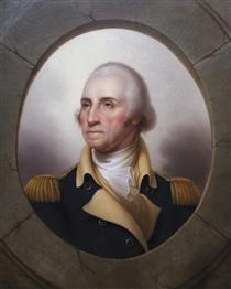George Washington ("The Porthole Portrait") - Рембрандт Пил