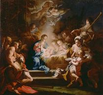 The Adoration of the Shepherds - Sebastiano Conca
