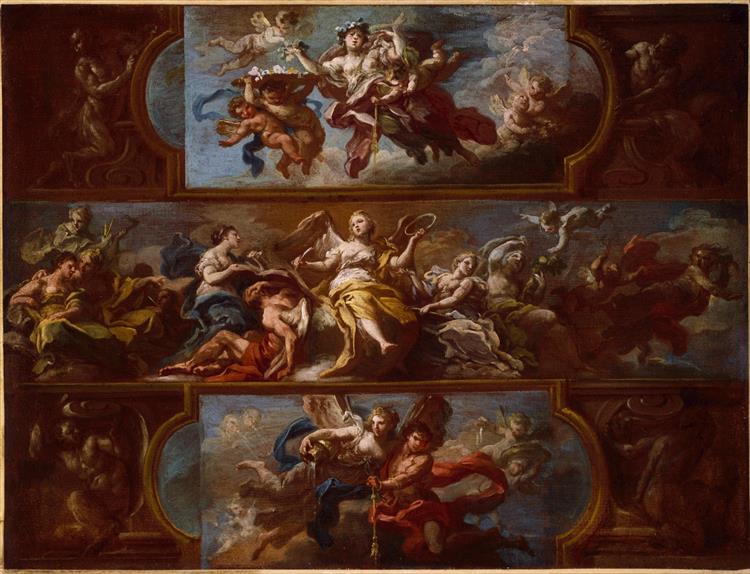 Allegory, 1705 - Себастьяно Конка