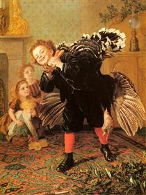 Here's The Gobbler! - Sophie Gengembre Anderson