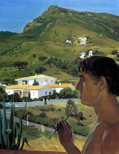 Selfportrait in Spain, 1991 - Жилінський Дмитро Дмитрович