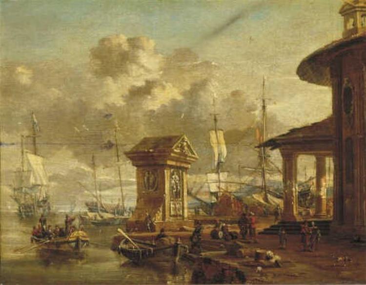 Italiaanse Haven - Abraham Storck