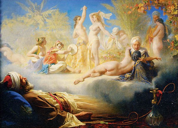 Le Rêve Du Croyant Or the Dream of the Believer, 1870 - Achille Zo