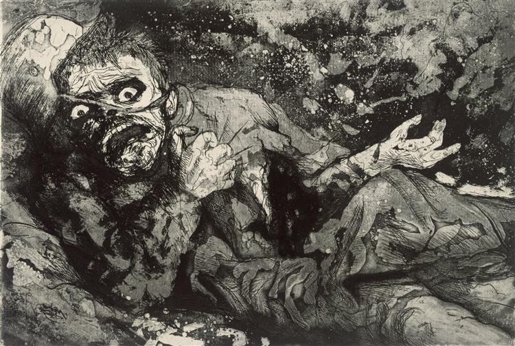 Wounded Soldier, 1924 - Отто Дикс