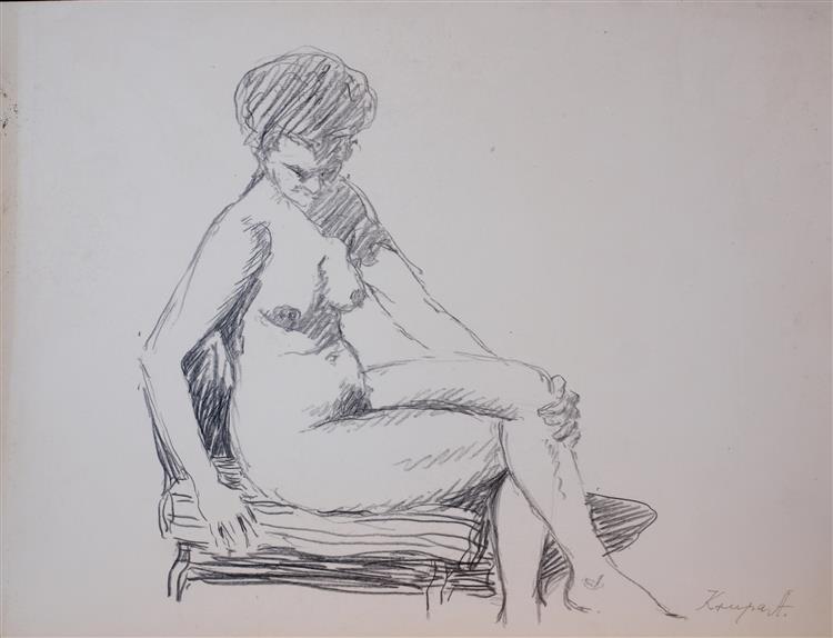 Nude, 1954 - Alfred Krupa