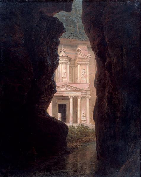El Khasné, Petra, 1874 - Frederic Edwin Church