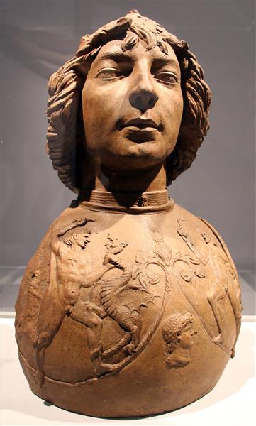 Bust of a Young Warrior, 1460 - Antonio del Pollaiolo