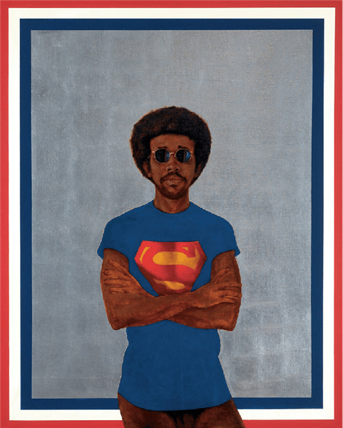 Icon for My Superman, (Superman Never Saved Any Black People Bobby Seale), 1969 - Barkley L. Hendricks